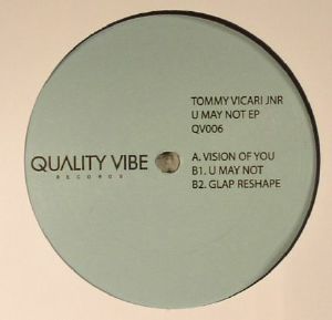 Tommy Vicari jnr — U May Not EP cover