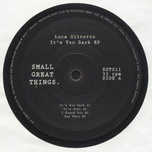 Luca Olivotto — It's Too Dark EP cover