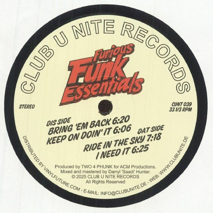 Two 4 Phunk — Furious Funk Essentials cover